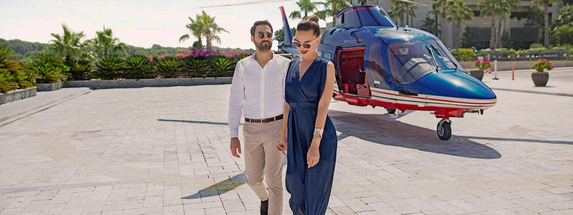 Regnumcarya Helicopter Transfer Banner